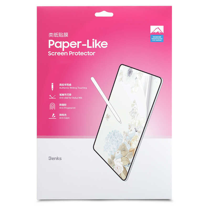 Benks Apple iPad 2 3 4 Paper-Like Ekran Koruyucu Renksiz