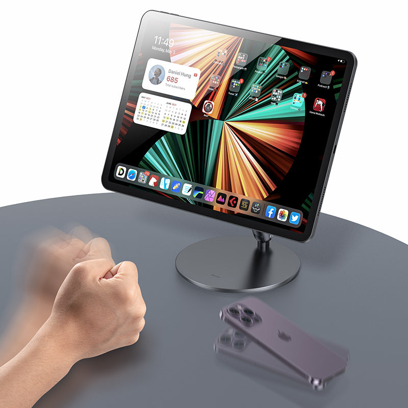 Benks L43 İnfinity Pro Pad 360 Dönebilen Mıknatıslı 12.9 İnç Tablet Standı Gri