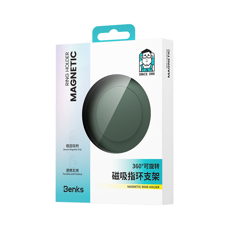 Benks L53 VitaPro Magnetik Magsafe Airbag Parmak Ring Stand Yeşil