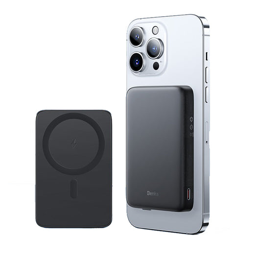 Benks MP07 M-safe Magnetik İnce Tasarımlı Powerbank 10000mAh iPhone 12-13-14 Serisi
