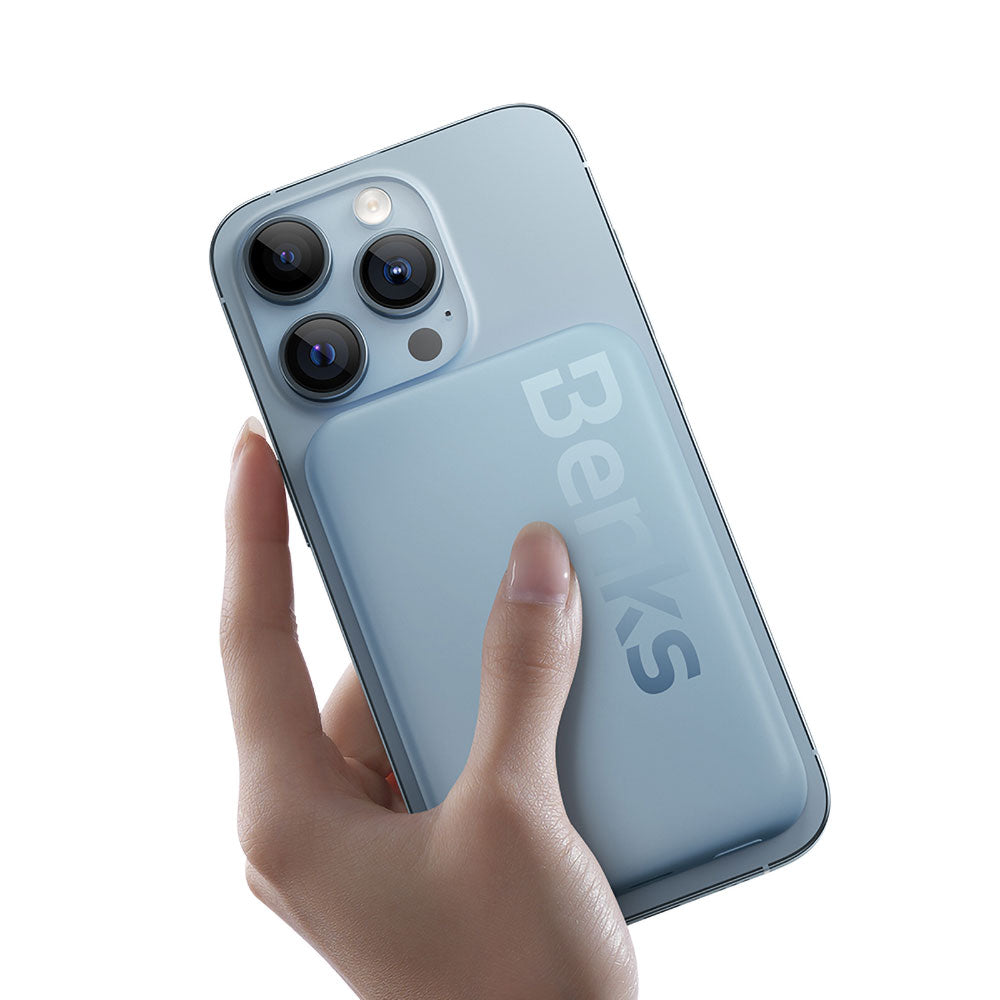 Benks MP10 Magsafe Magnetik İnce Tasarımlı Powerbank 6000mAh Mor