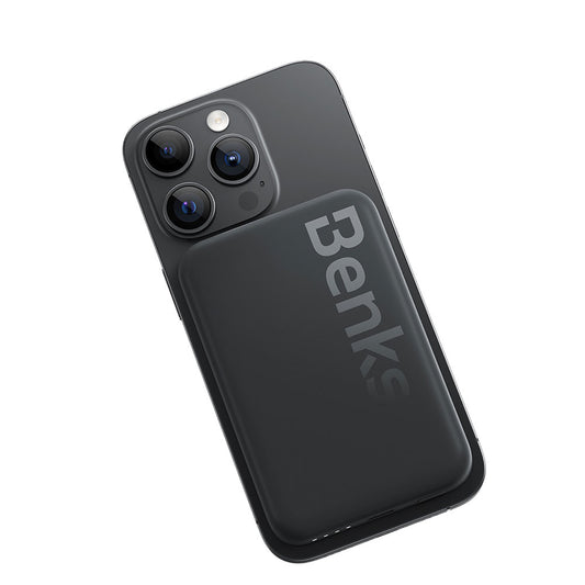 Benks MP10 Magsafe Magnetik İnce Tasarımlı Powerbank 6000mAh Siyah