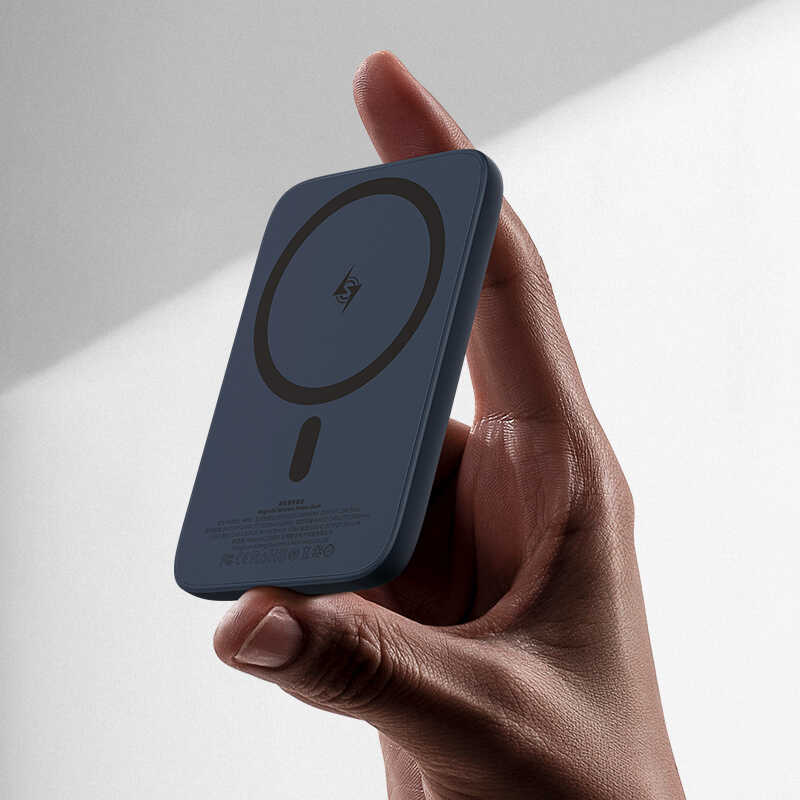 Benks MP01 Magsafe Magnetic Slim Powerbank 5000 Mah Siyah