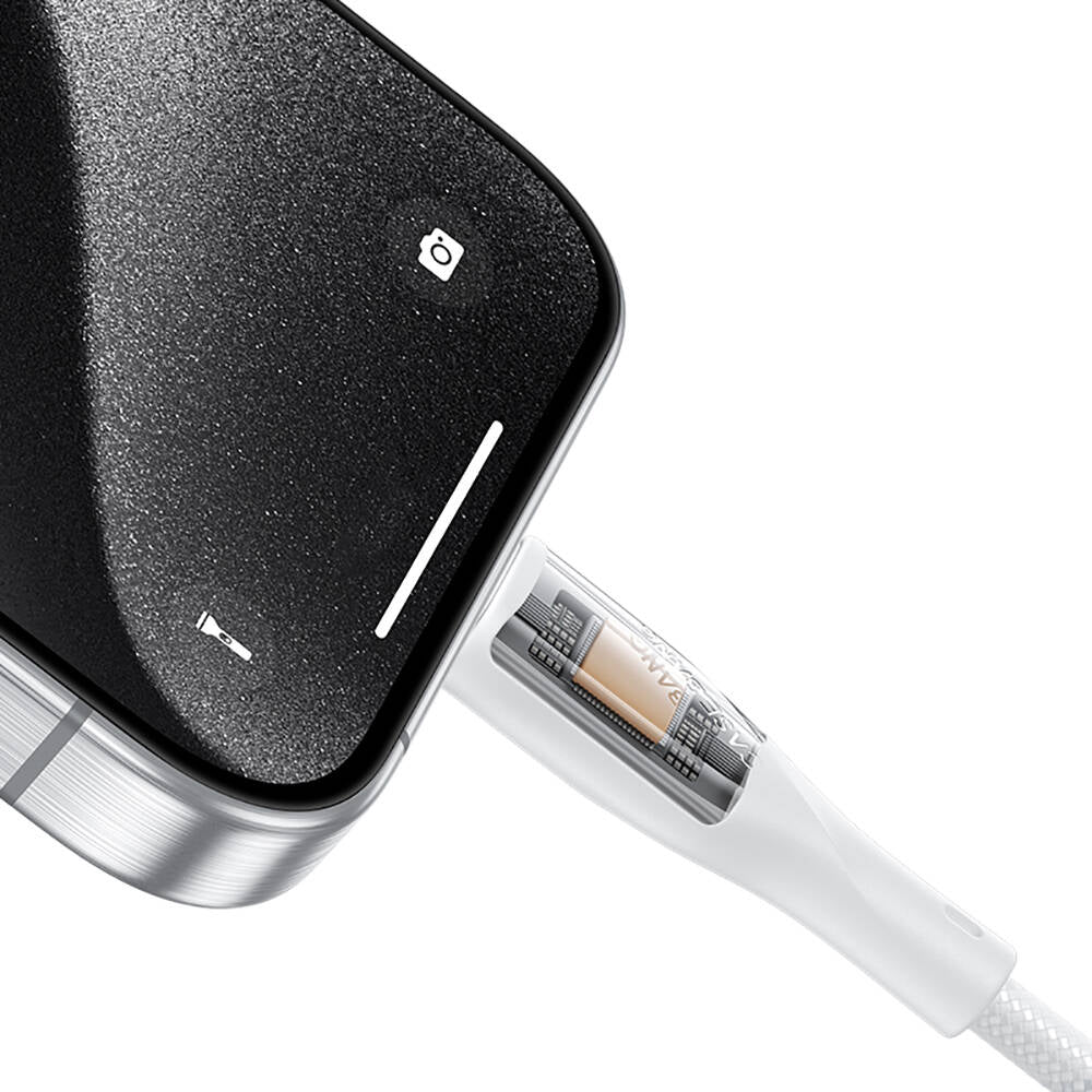 Casebang Type-C To Lightning Hızlı Şarj Özellikli Örgülü 27W PD Kablo 1m Siyah