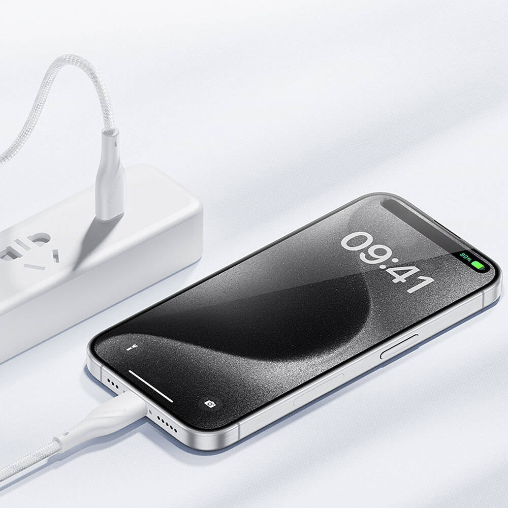 Casebang Type-C To Type-C Hızlı Şarj Özellikli Örgülü 60W PD Kablo 1m Siyah