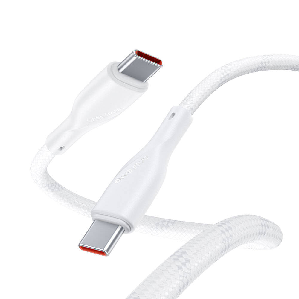 Casebang Type-C To Type-C Hızlı Şarj Özellikli Örgülü 60W PD Kablo 2m Siyah