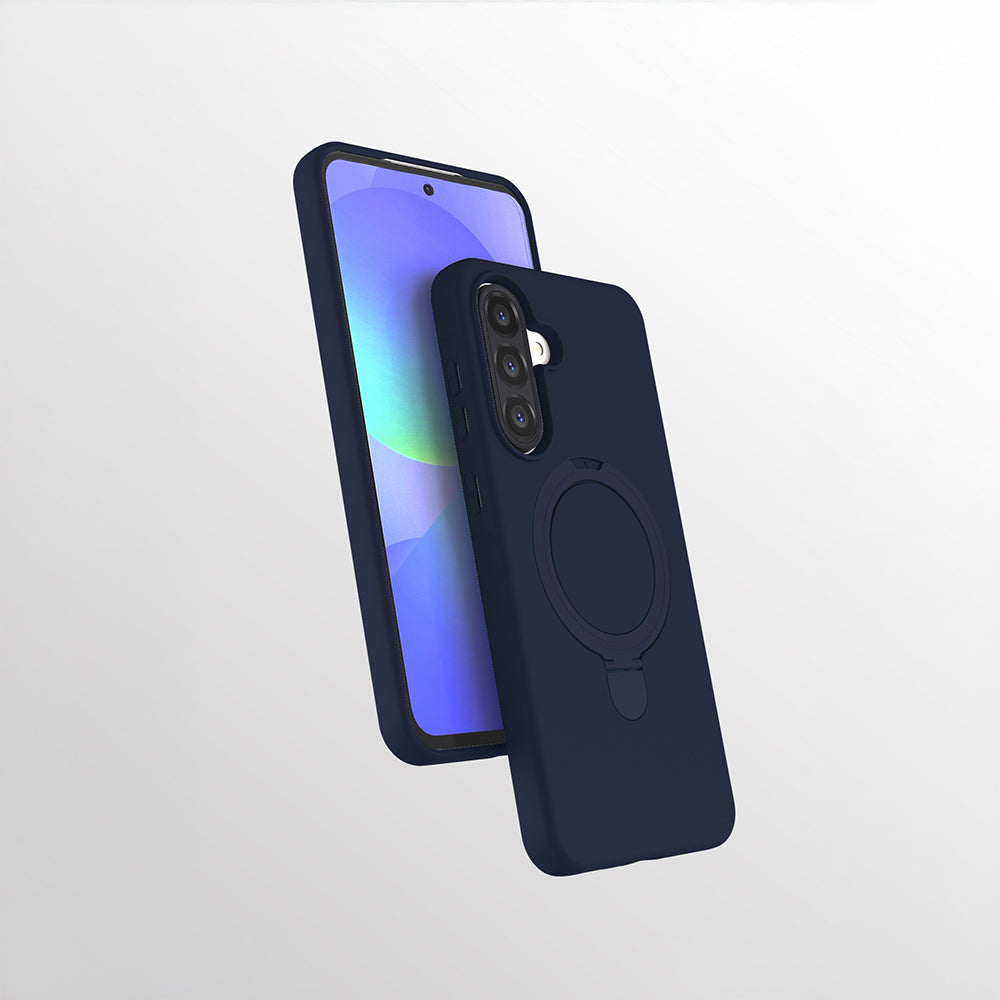 Galaxy A56 Kılıf M-safe Şarj Özellikli Standlı Zore Samara Kapak Desert Gold