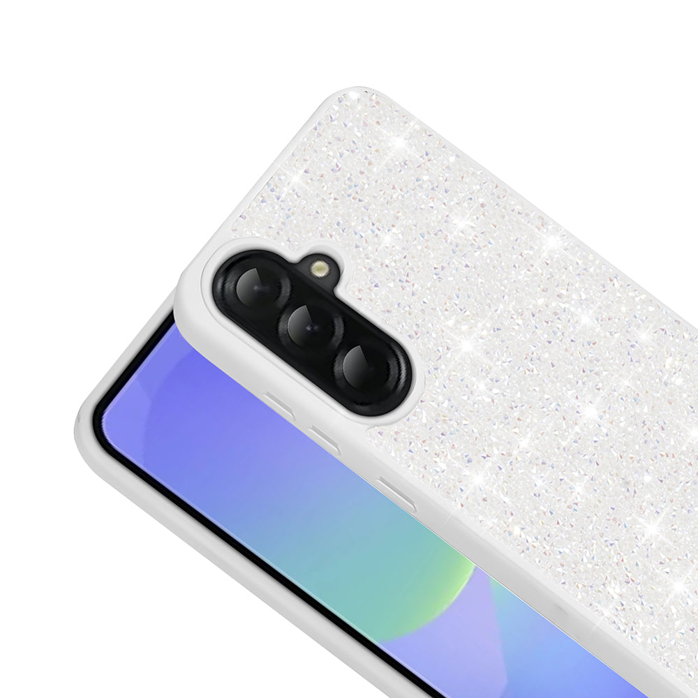 Galaxy A56 Kılıf Parlak Taşlı Tasarım Zore Pırlanta Kapak Siyah