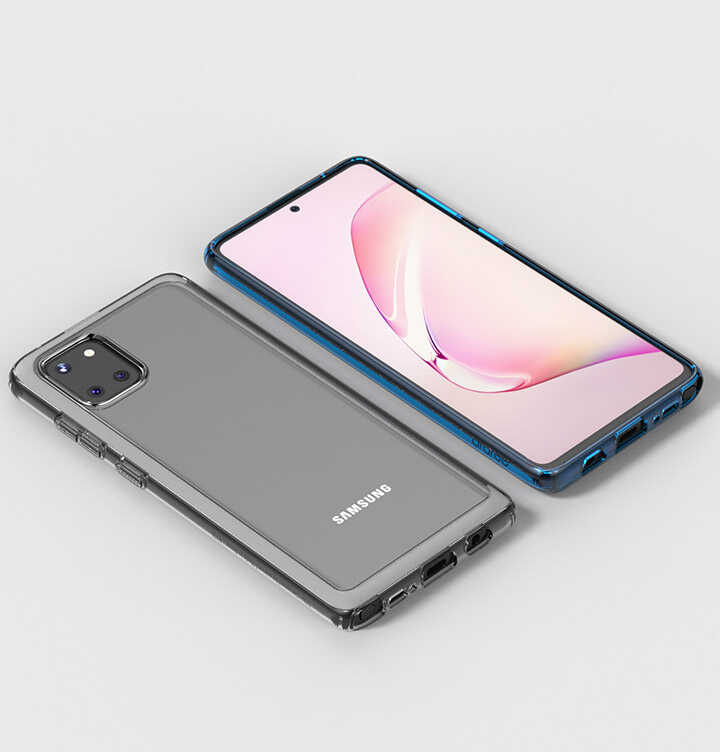 Galaxy A81 (Note 10 Lite) Kılıf Araree N Cover Kapak Siyah