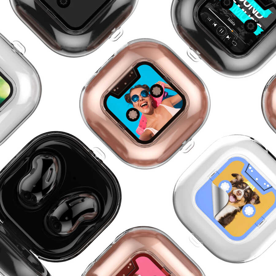 Galaxy Buds Live Kılıf Araree Player Kapak Renksiz