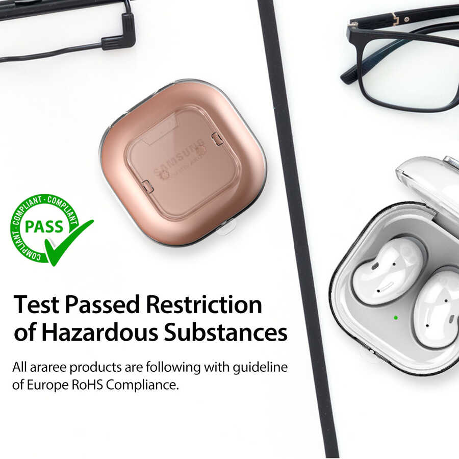 Galaxy Buds Live Kılıf Araree Player Kapak Renksiz