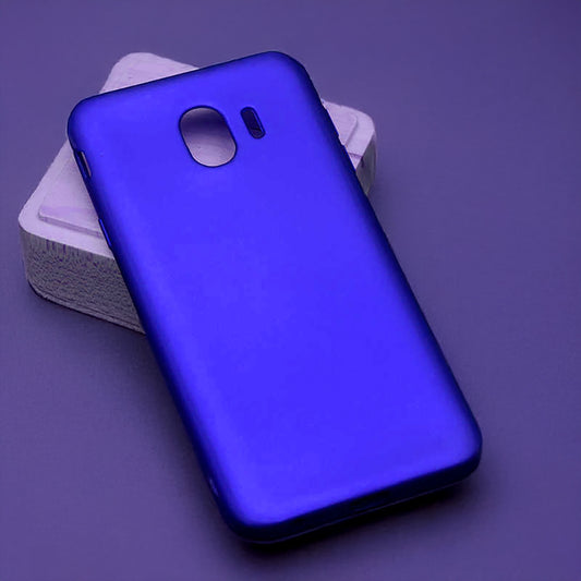 Galaxy J4 Kılıf Zore Premier Silikon Kapak Saks Mavi