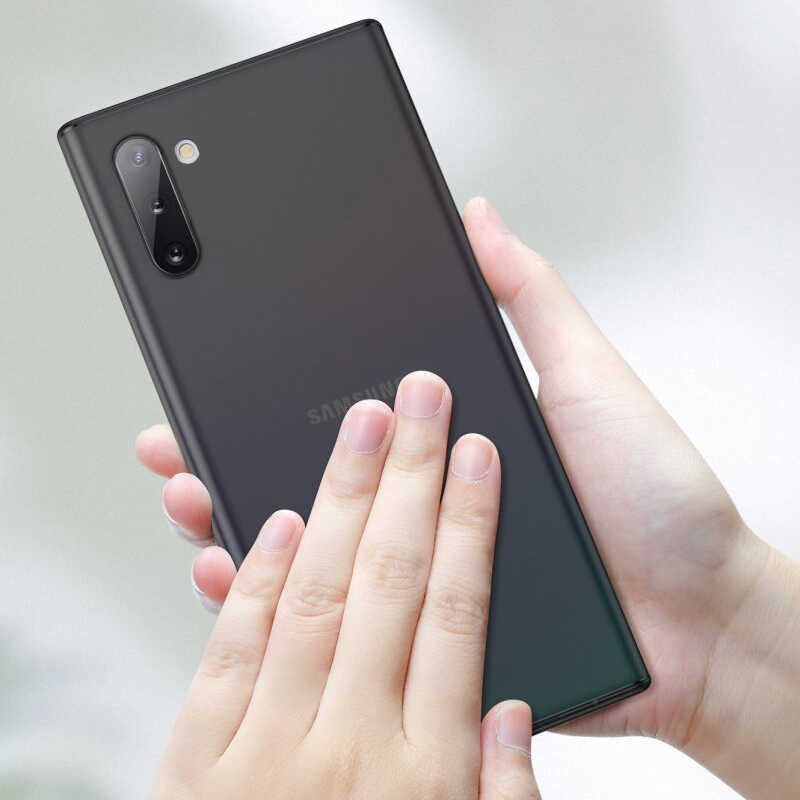 Galaxy Note 10 Kılıf Benks Lollipop Protective Kapak Transparan Siyah