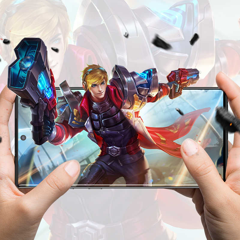 Galaxy Note 10 Plus Benks X Pro + Curved Glass Ekran Koruyucu Siyah