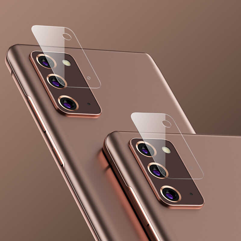 Galaxy Note 20 Benks KR Kamera Lens Koruyucu Cam Renksiz