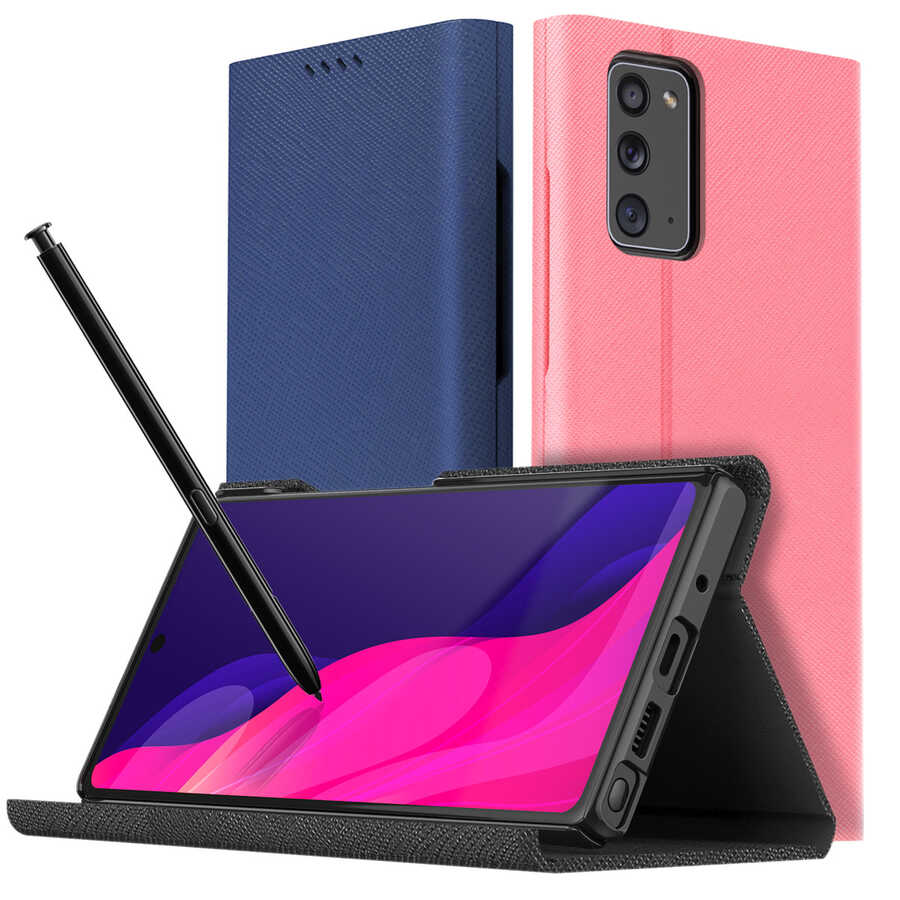 Galaxy Note 20 Kılıf Araree Bonnet Kılıf Mavi