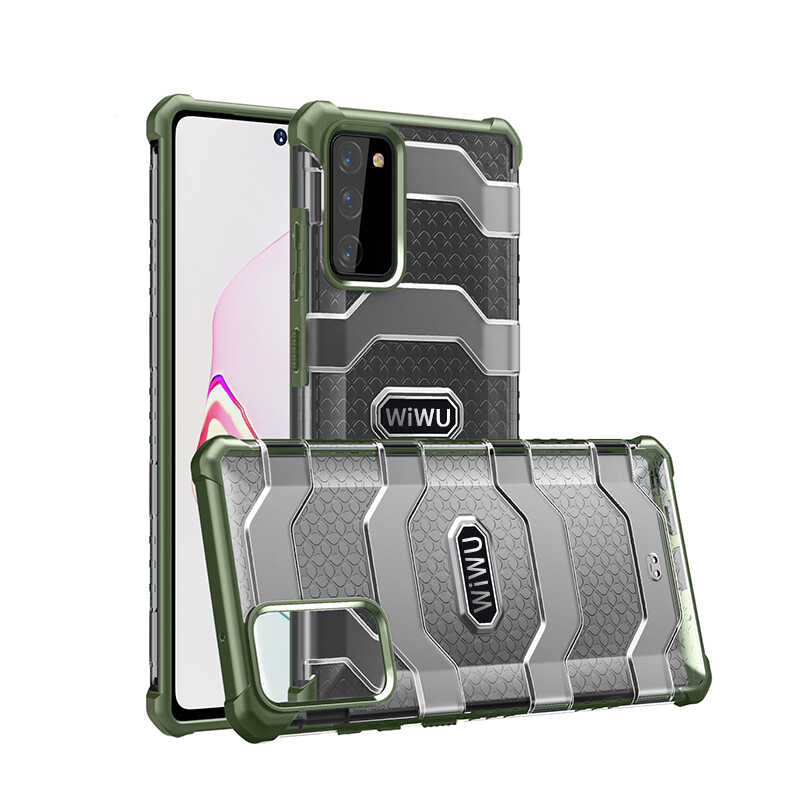 Galaxy Note 20 Kılıf Wiwu Voyager Kapak Kırmızı