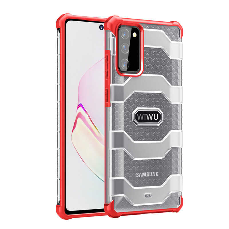 Galaxy Note 20 Kılıf Wiwu Voyager Kapak Siyah