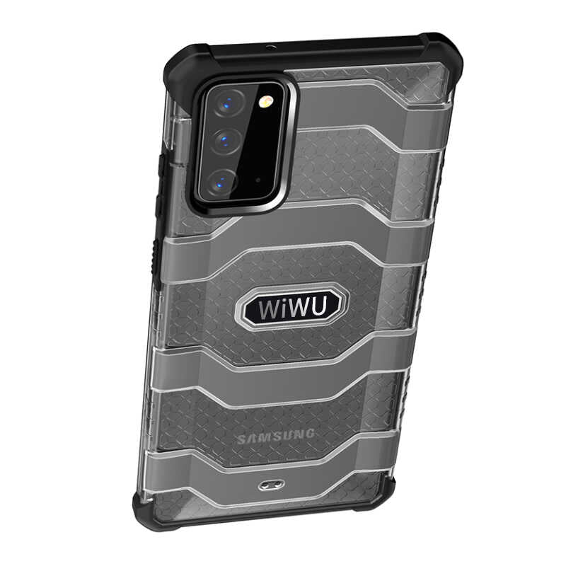 Galaxy Note 20 Kılıf Wiwu Voyager Kapak Siyah