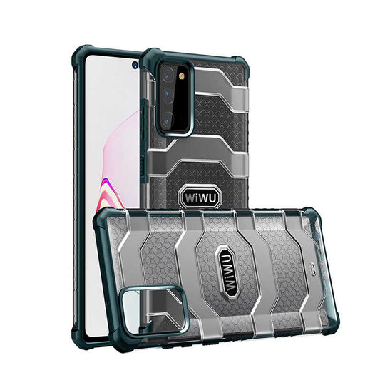 Galaxy Note 20 Kılıf Wiwu Voyager Kapak Koyu Yeşil