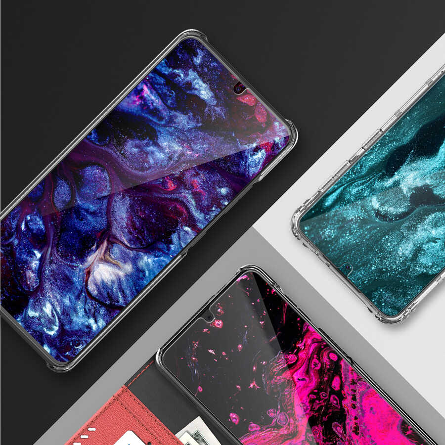 Galaxy Note 20 Ultra Araree Pure Diamond Pet Ekran Koruyucu Renksiz