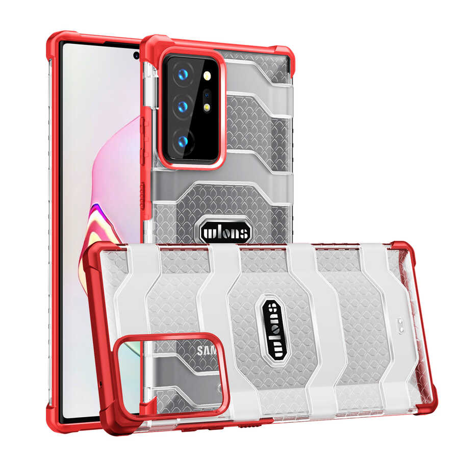 Galaxy Note 20 Ultra Kılıf Wlons Mit Kapak Lacivert