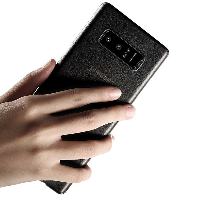 Galaxy Note 8 Kılıf Benks Lollipop Protective Kapak Transparan Beyaz