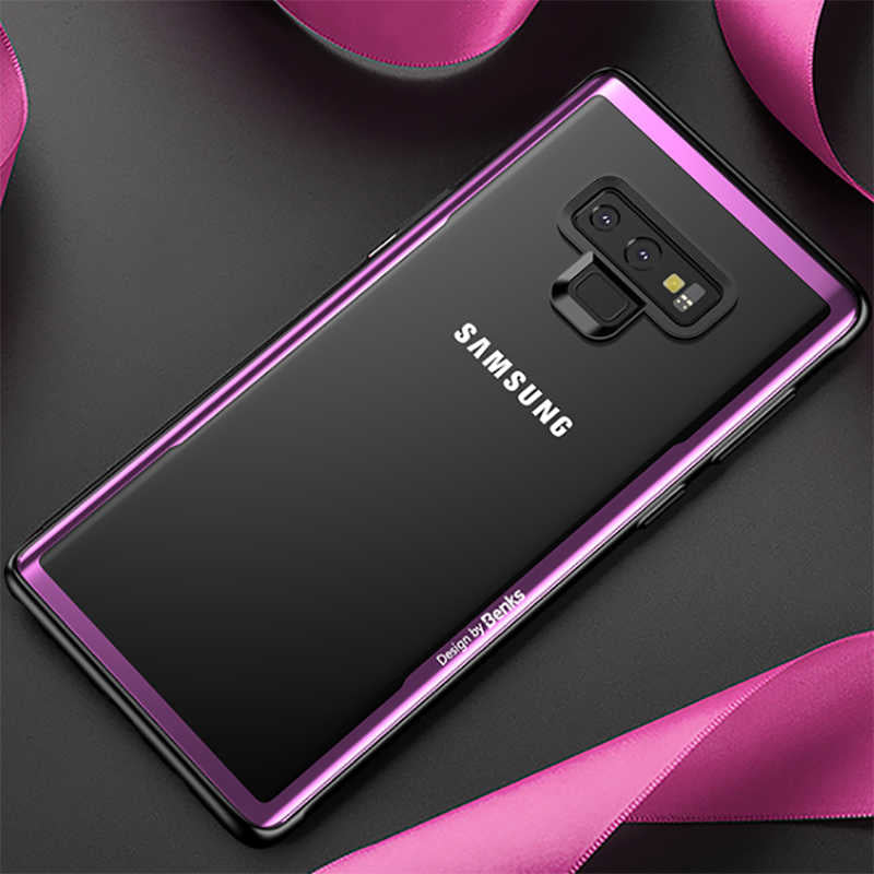 Galaxy Note 9 Kılıf Benks Magic Shiny Glass Siyah