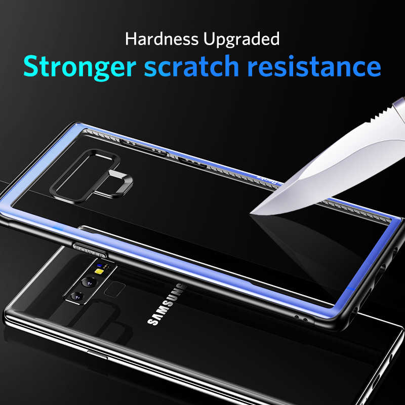 Galaxy Note 9 Kılıf Benks Magic Shiny Glass Mavi