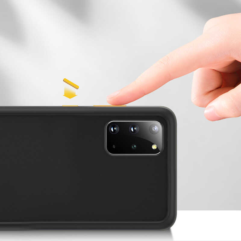 Galaxy S20 Plus Kılıf Benks Magic Smooth Drop Resistance Kapak Siyah
