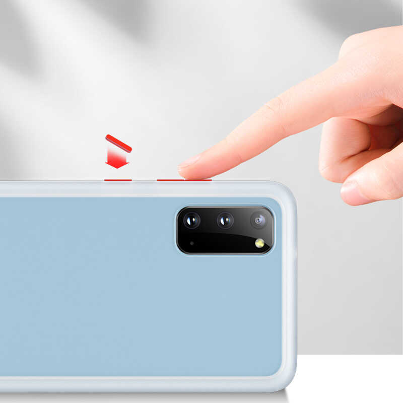 Galaxy S20 Kılıf Benks Magic Smooth Drop Resistance Kapak Beyaz