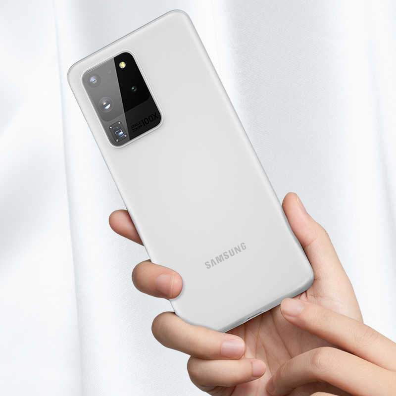 Galaxy S20 Ultra Kılıf Benks Lollipop Protective Kapak Beyaz