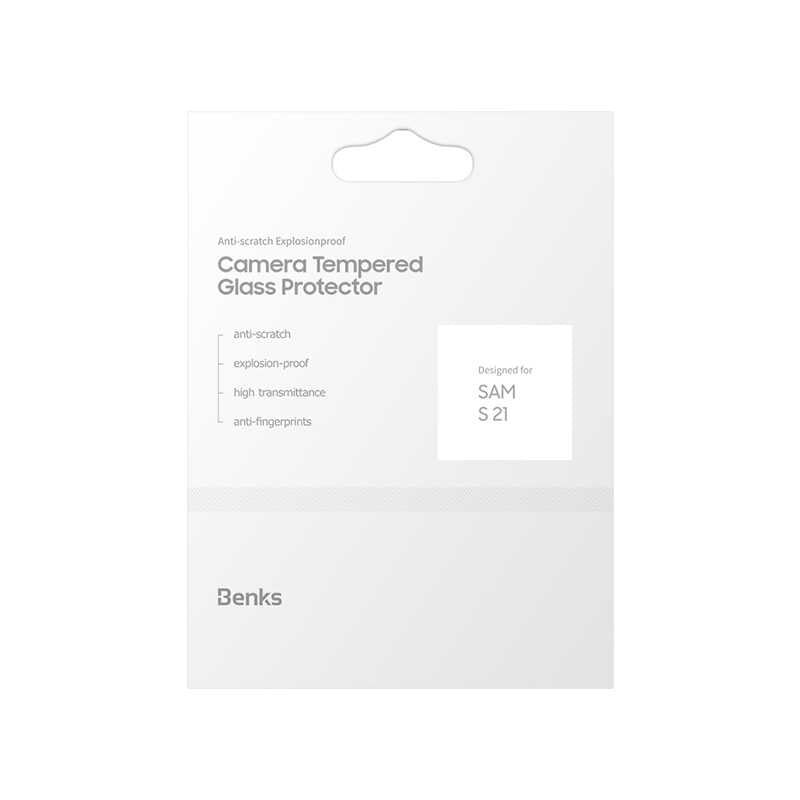 Galaxy S21 Benks İntegrated Kamera Lens Koruyucu Cam Renksiz