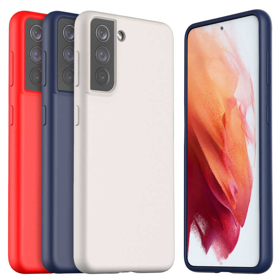 Galaxy S21 Kılıf Araree Typo Skin Kapak Kırmızı