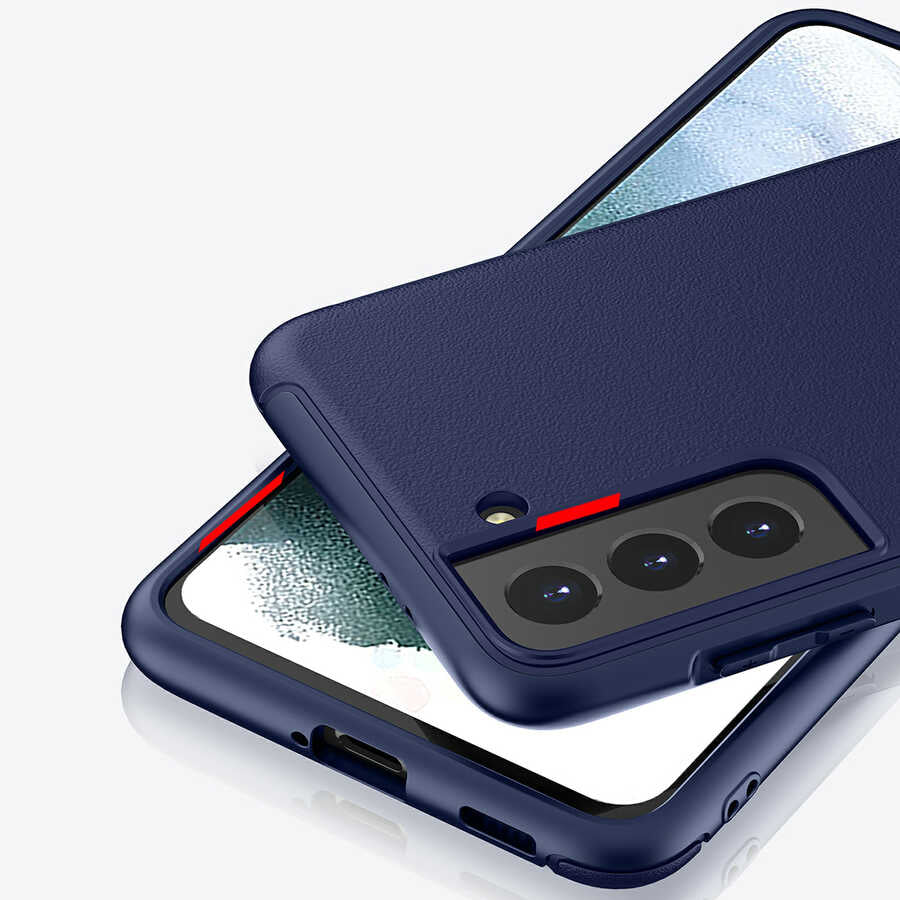 Galaxy S21 Kılıf Wiwu Sand Stone Kapak Kırmızı