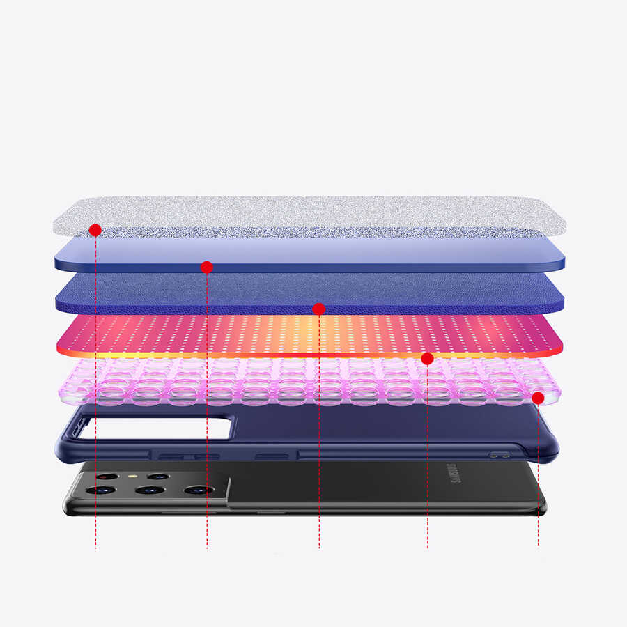 Galaxy S21 Ultra Kılıf Wiwu Sand Stone Kapak Yeşil