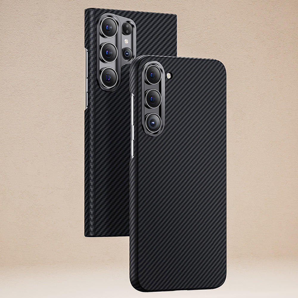 Galaxy S23 Kılıf Benks Magsafe Şarj Özellikli Magnetik ArmorAir 600D Kevlar Fiber Kapak Siyah