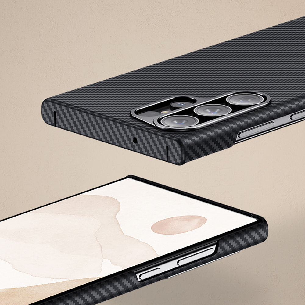 Galaxy S23 Kılıf Benks Magsafe Şarj Özellikli Magnetik ArmorAir 600D Kevlar Fiber Kapak Siyah