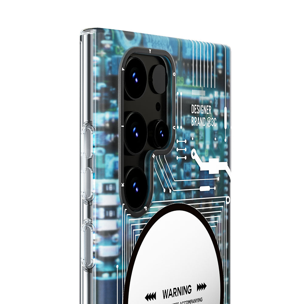 Galaxy S23 Ultra Kılıf Magsafe Şarj Özellikli YoungKit Technology Serisi Kapak Kırmızı