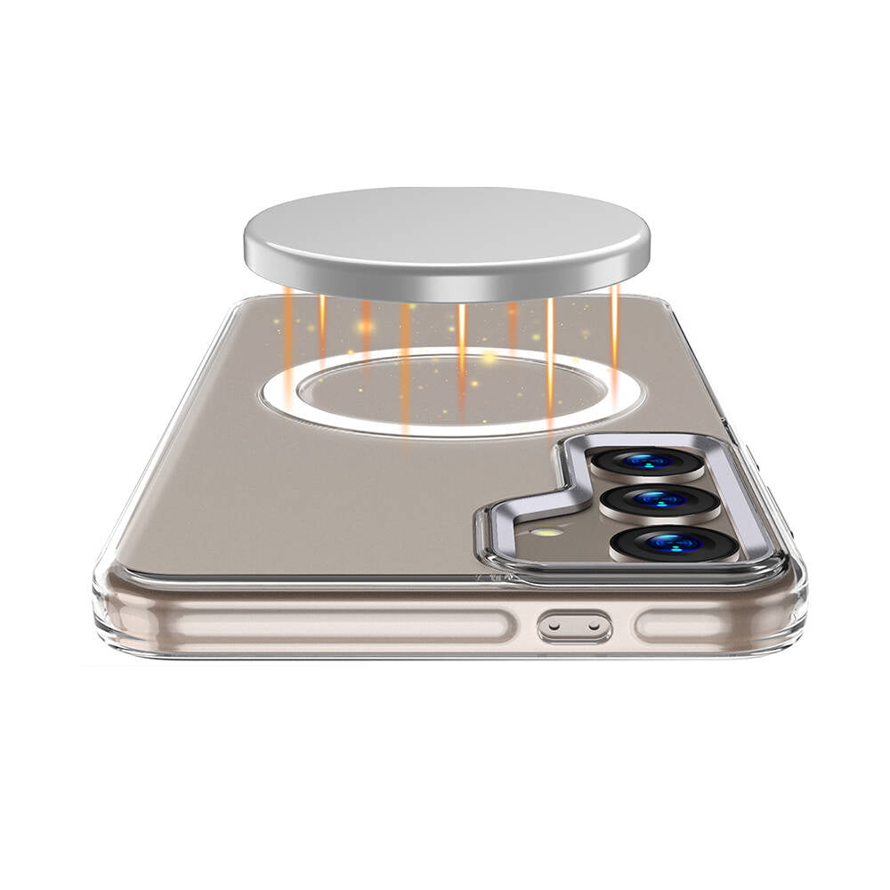 Galaxy S24 Kılıf Magsafe Şarj Özellikli Wlons Efsane Kapak Renksiz