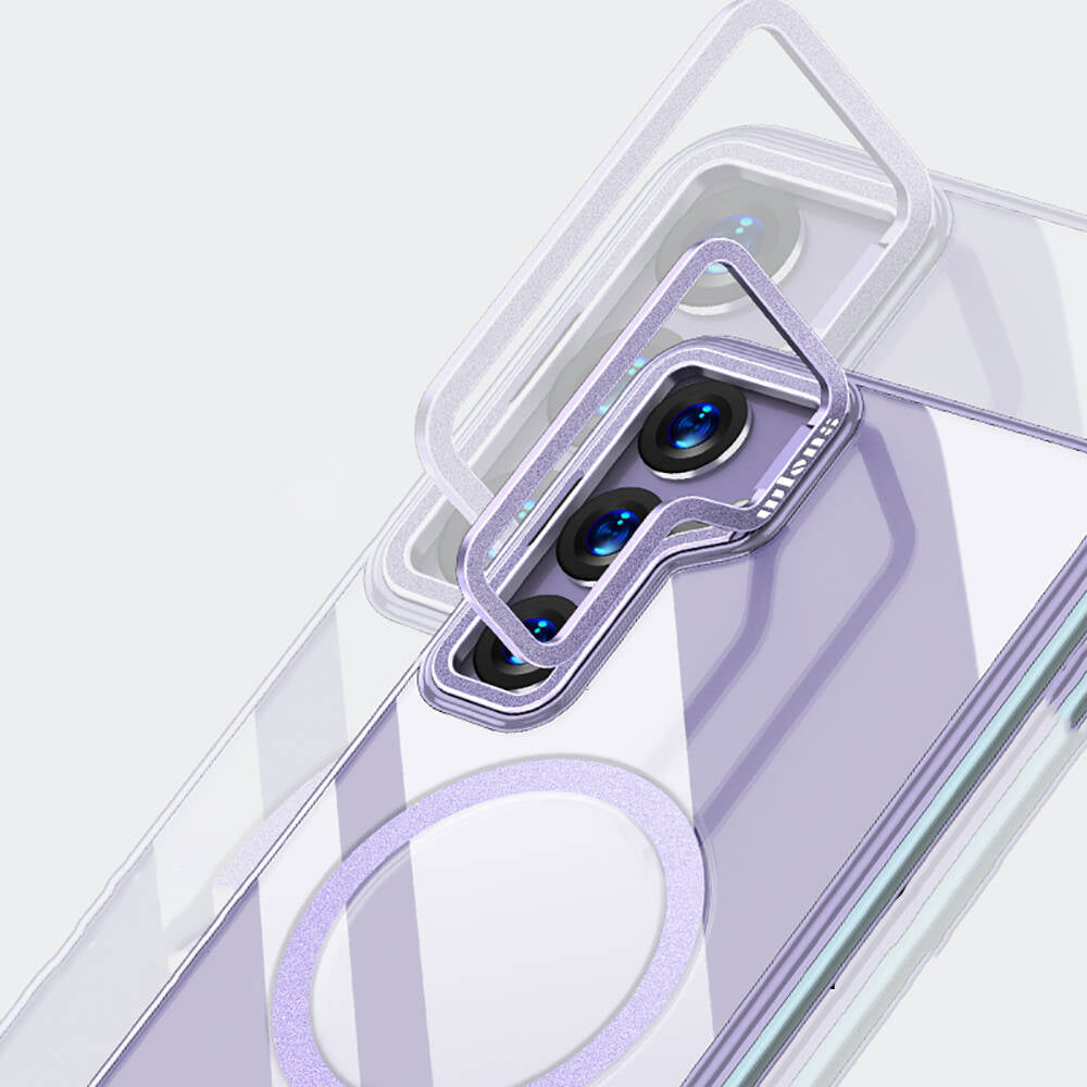 Galaxy S24 Kılıf Magsafe Şarj Özellikli Wlons Standlı Efsane Kapak Siyah