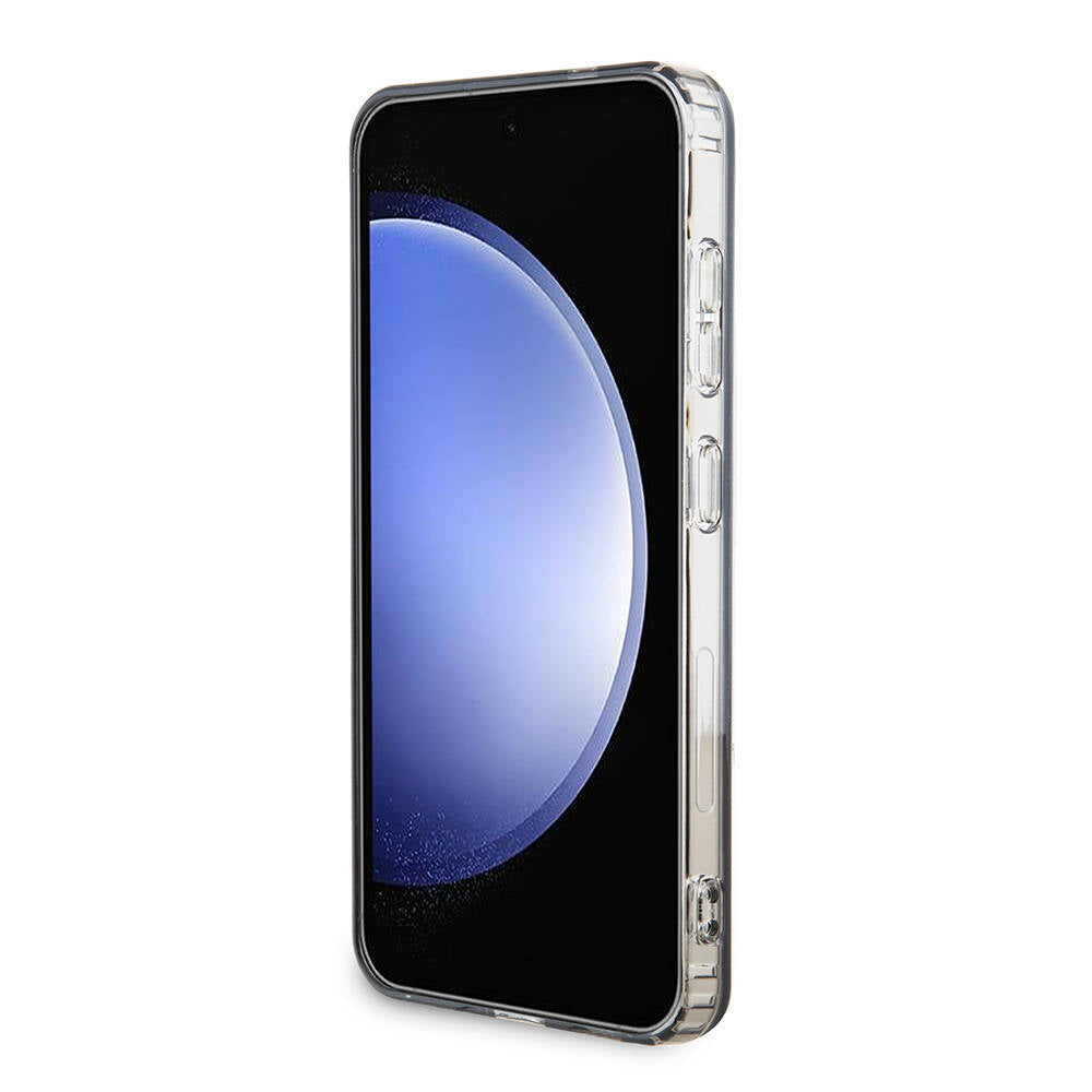 Galaxy S24 Kılıf Mercedes Benz Orjinal Lisanslı Magsafe Şarj Özellikli IML Yıldız Logolu Red Ring Kapak Siyah