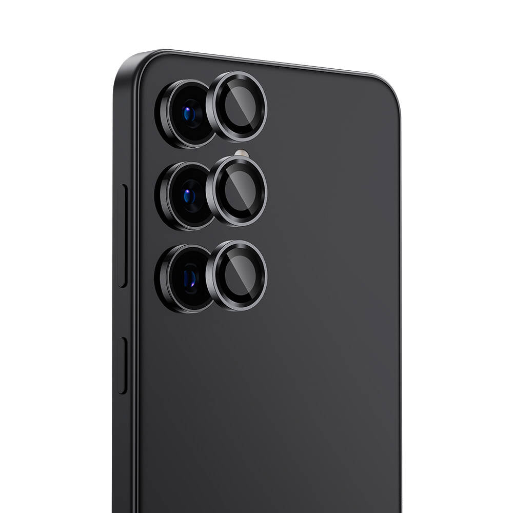 Galaxy S24 Oleofobik Anti-Reflective Benks Glass Warrior Safir Kamera Lens Koruyucu Siyah