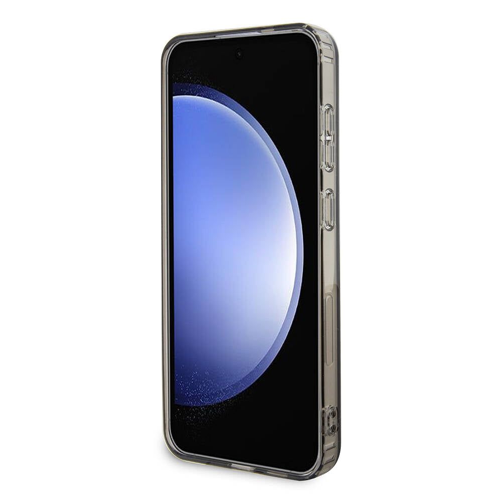 Galaxy S24 Plus Kılıf Karl Lagerfeld Orjinal Lisanslı Magsafe Şarj Özellikli Karl & Choupette IML Baskılı Kapak Siyah