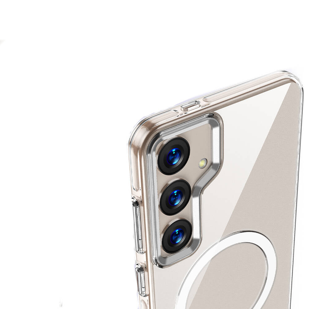 Galaxy S24 Plus Kılıf Magsafe Şarj Özellikli Wlons Efsane Kapak Renksiz