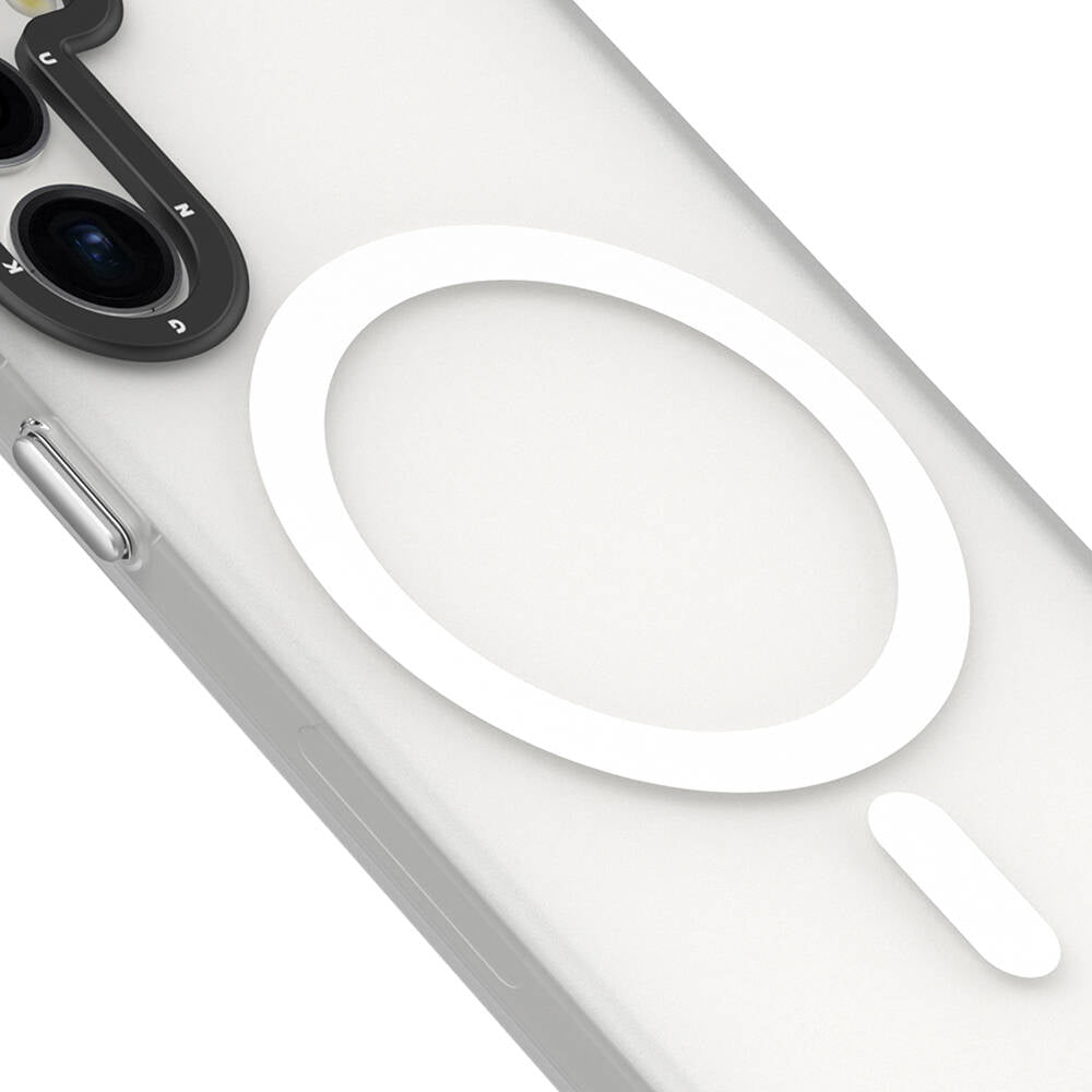 Galaxy S24 Plus Kılıf Magsafe Şarj Özellikli Youngkit Hidden Sand Serisi Kapak Siyah