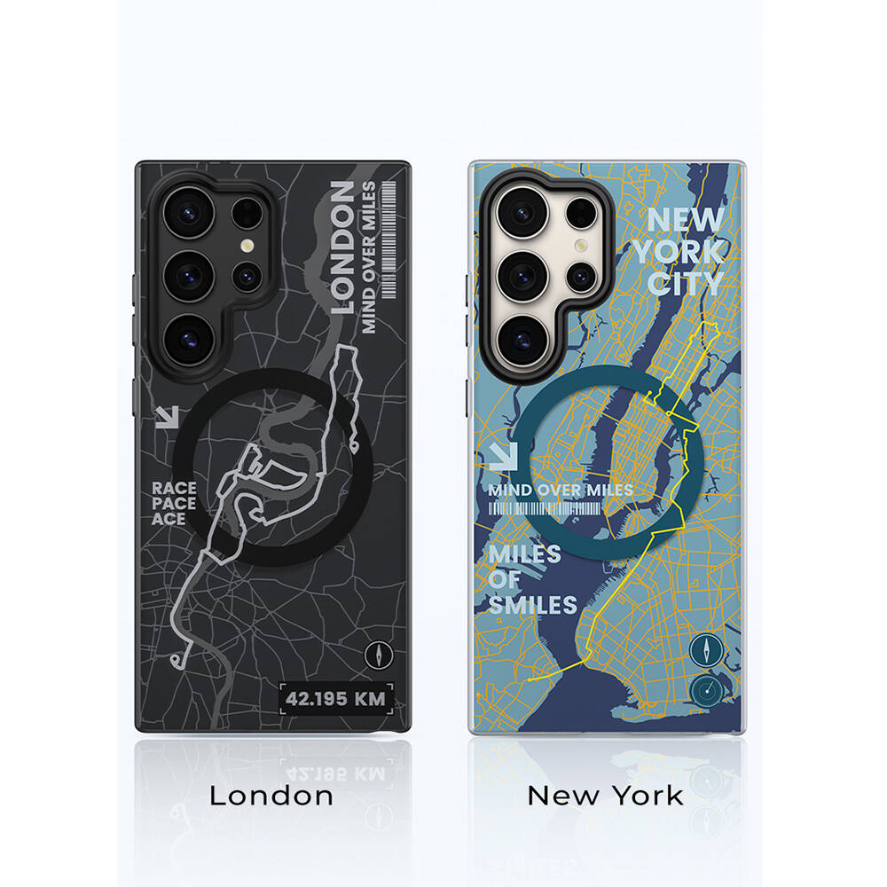 Galaxy S24 Ultra Kılıf Magsafe Şarj Özellikli Benks City Serisi Kapak Siyah