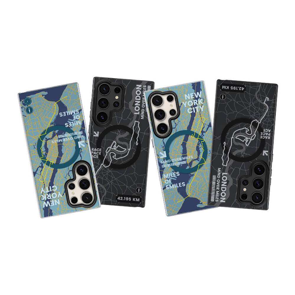 Galaxy S24 Ultra Kılıf Magsafe Şarj Özellikli Benks City Serisi Kapak Mavi