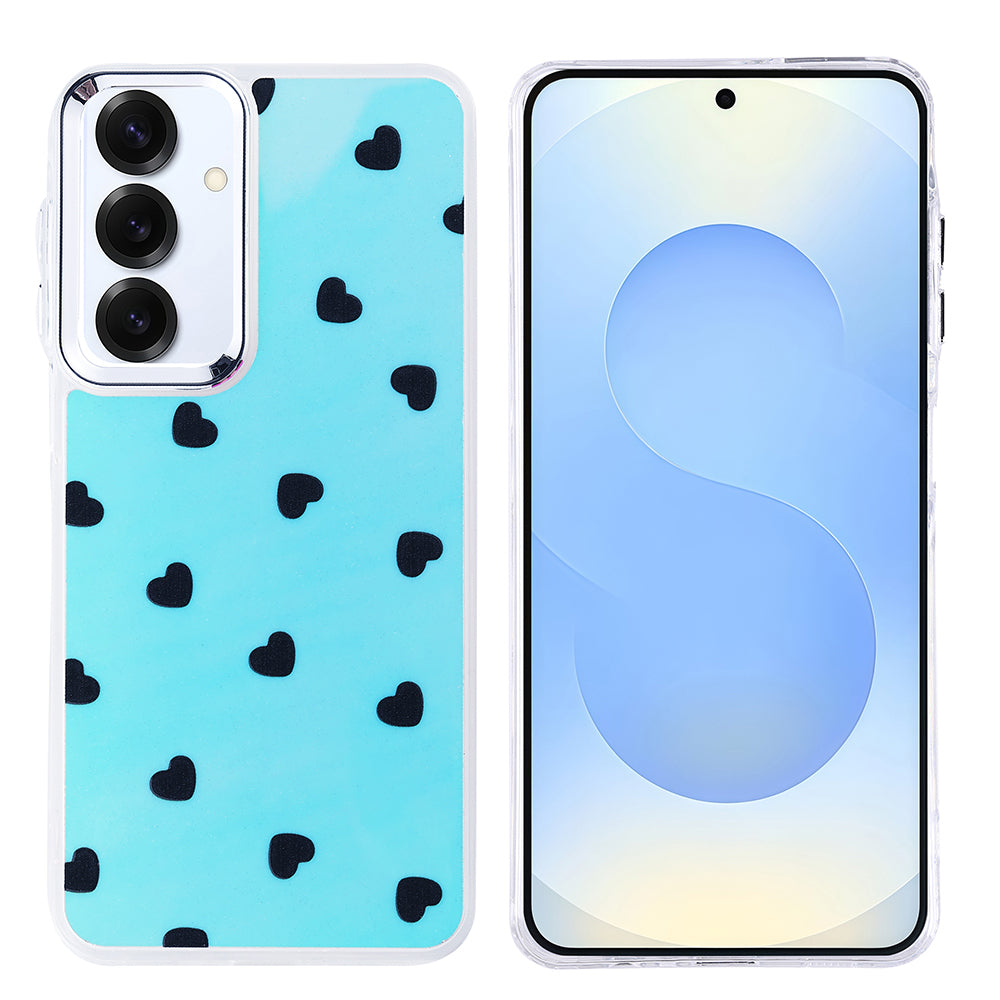 Galaxy S25 Plus Kılıf Airbag Tasarımlı Zore Hadra Kapak Kalp