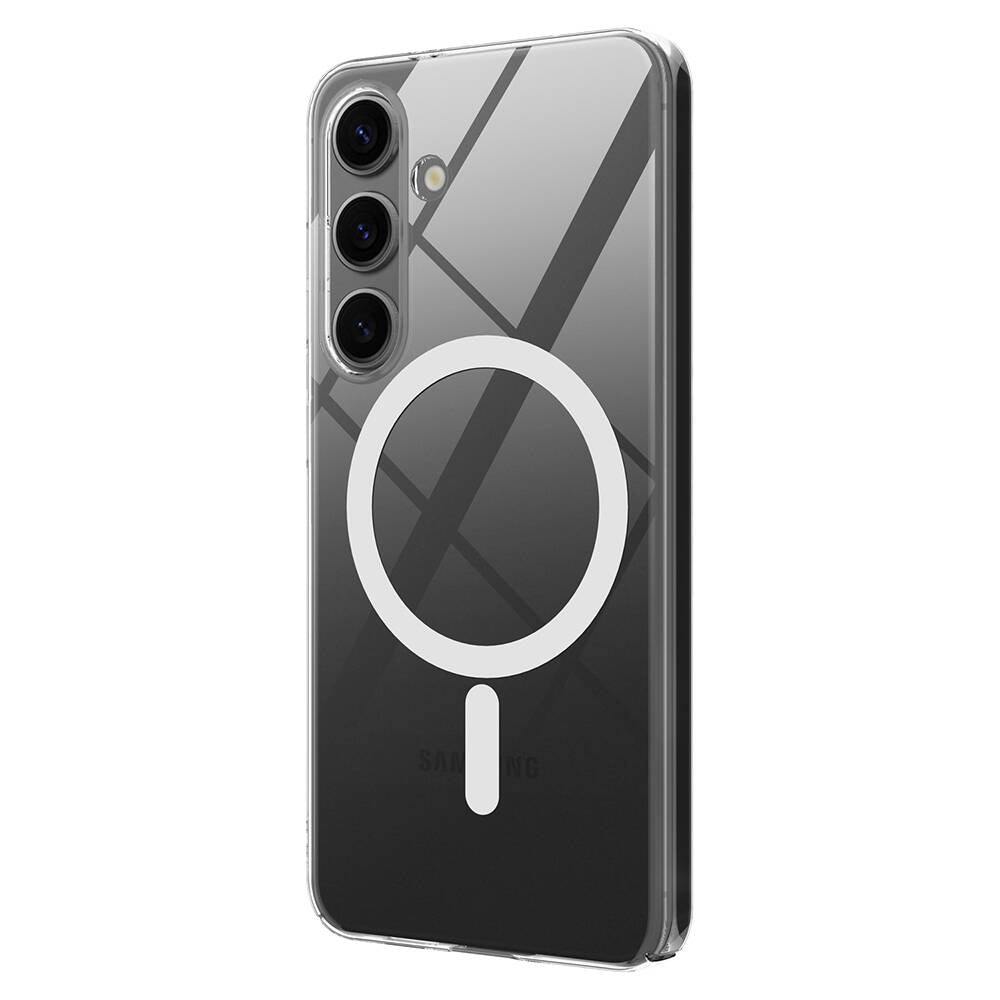 Galaxy S25 Plus Kılıf Kamera Korumalı M-safe Sert PC Zore Porto Kapak Şeffaf